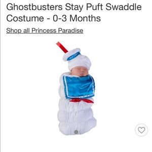 Ghostbusters marshmallow man baby costume 0-3 mos